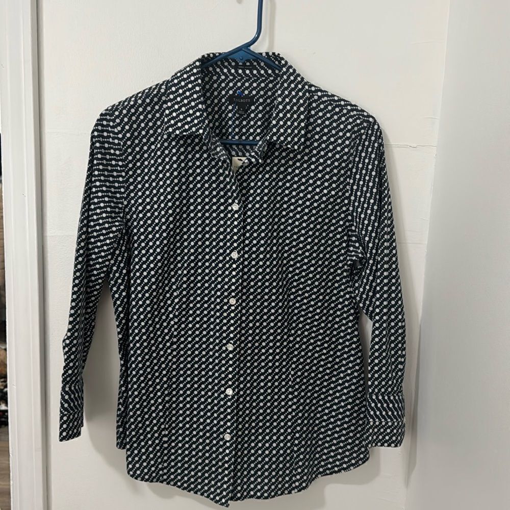 TALBOTS SHIRT BLOUSE NWT SIZE 8